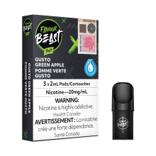 Flavour Beast Gusto Green Apple Pod Pack 20mg